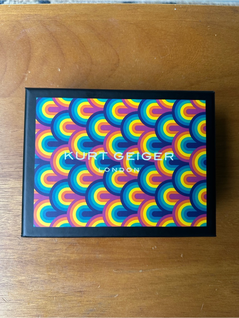 Kurt Geiger Chelsea Snake-Print Card Holder Wallet Embelished Logo Closure NWT - Picture 6 of 6